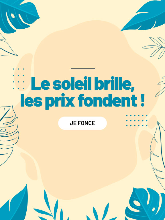 Le soleil brille, les prix fondent !