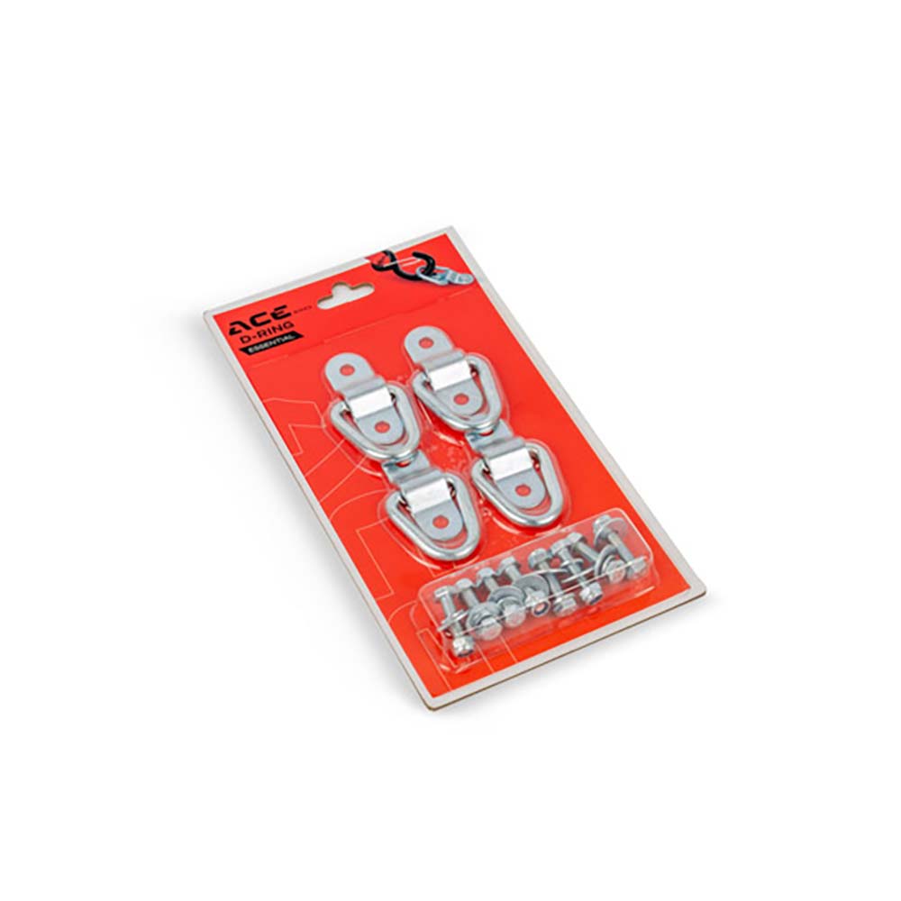 Anneaux D-Ring 4 pack - 4 anneaux d'accroche