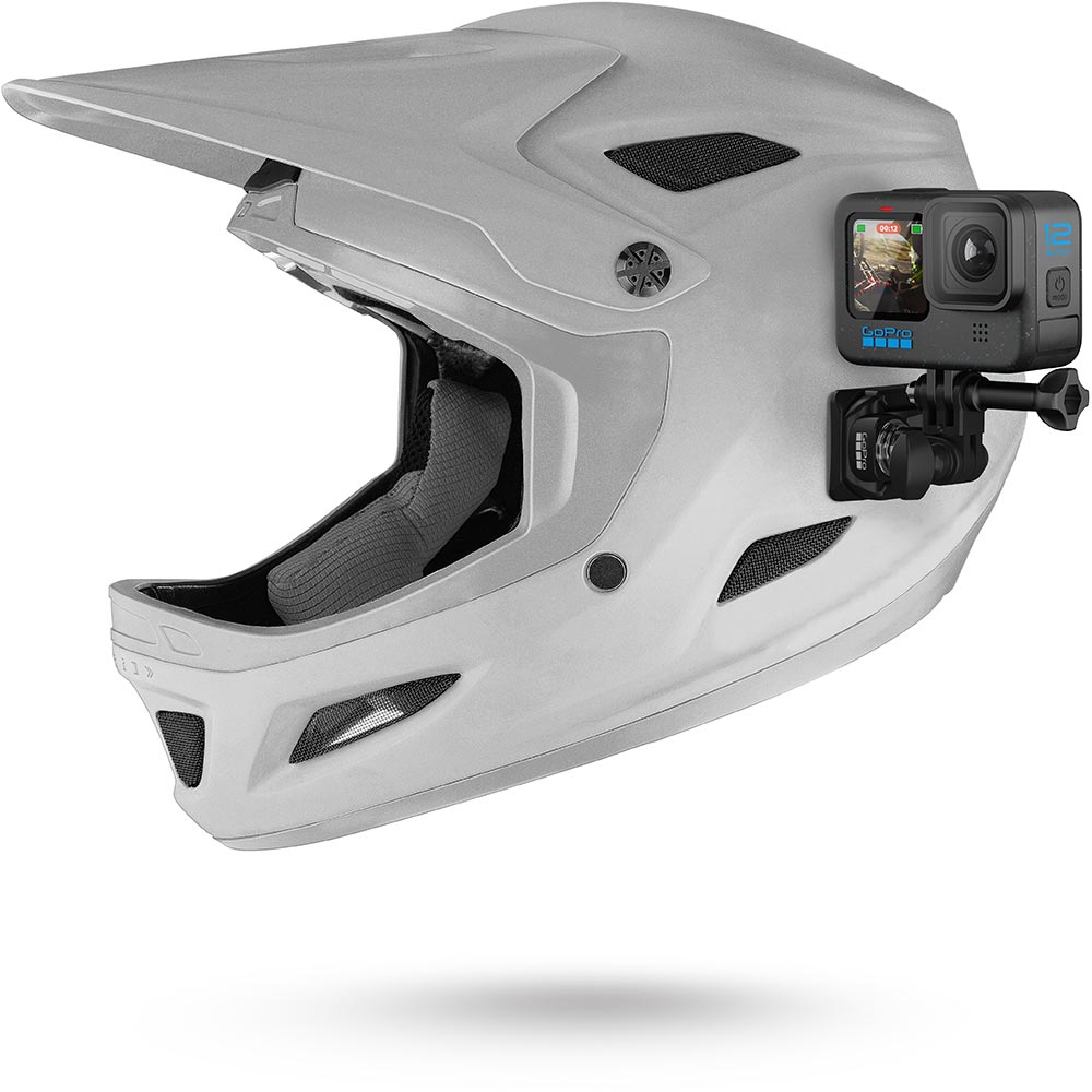 Fixation frontale et latérale pour casque