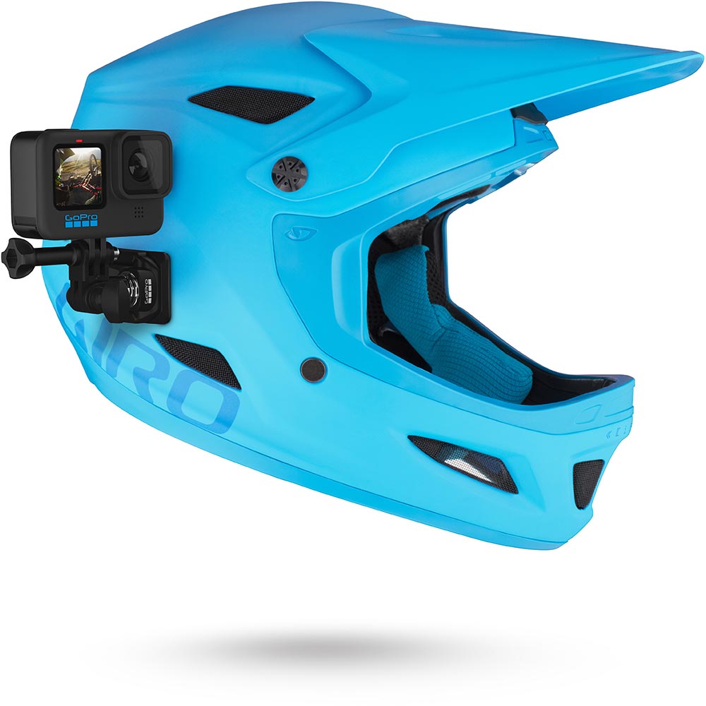 Fixation frontale et latérale pour casque