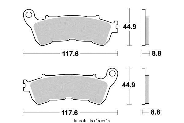 Plaquettes de frein S1172N