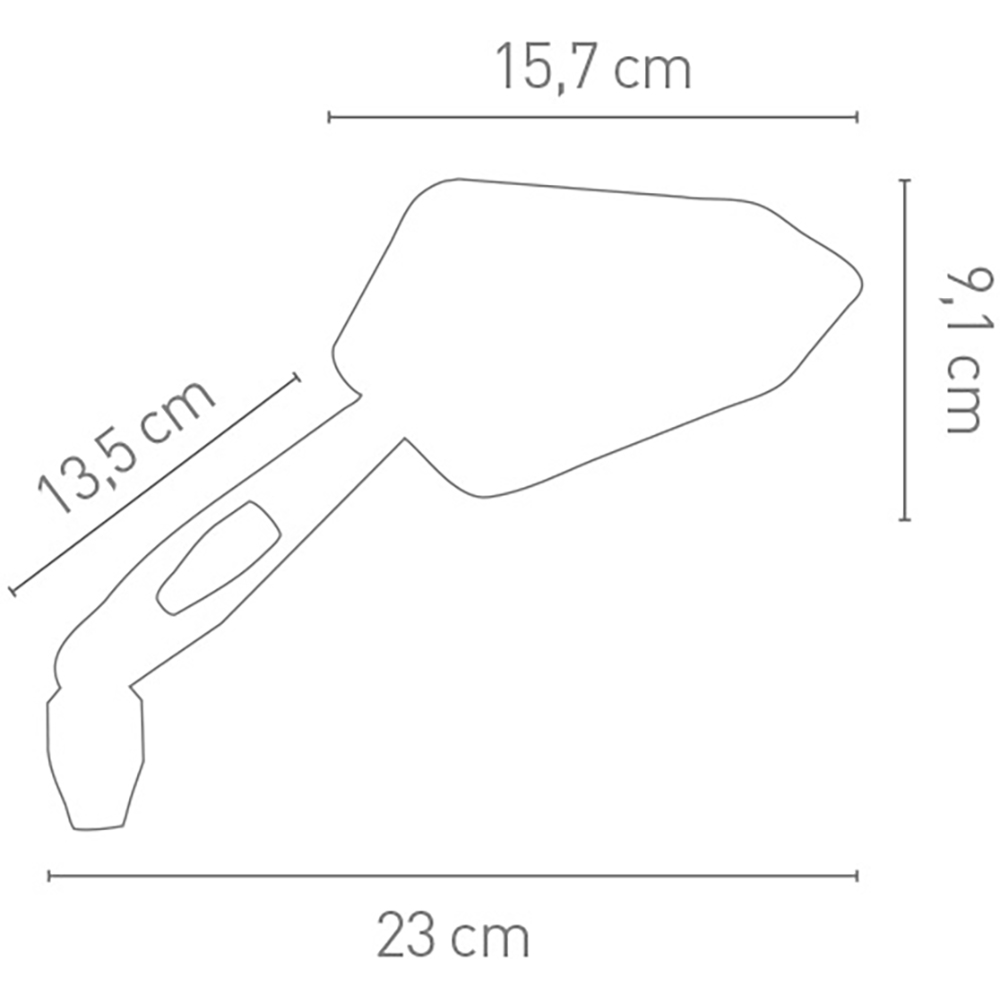 Rétroviseur adaptable Fine