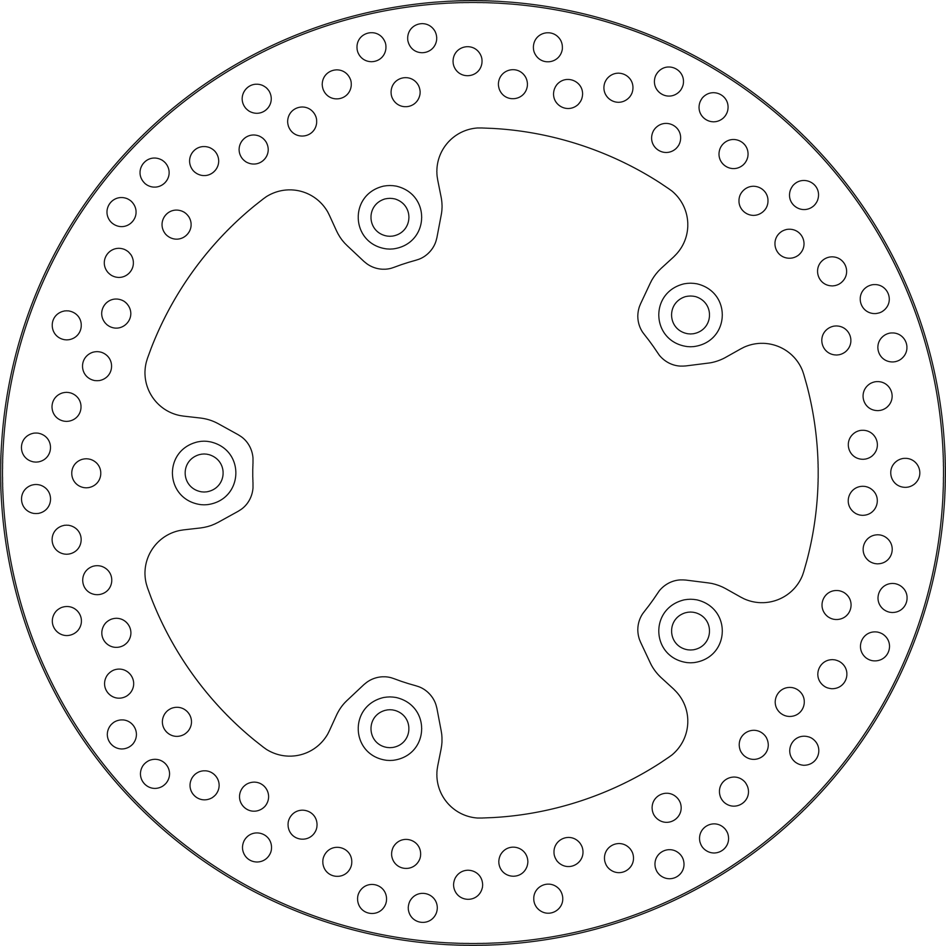 Disque de frein 5209
