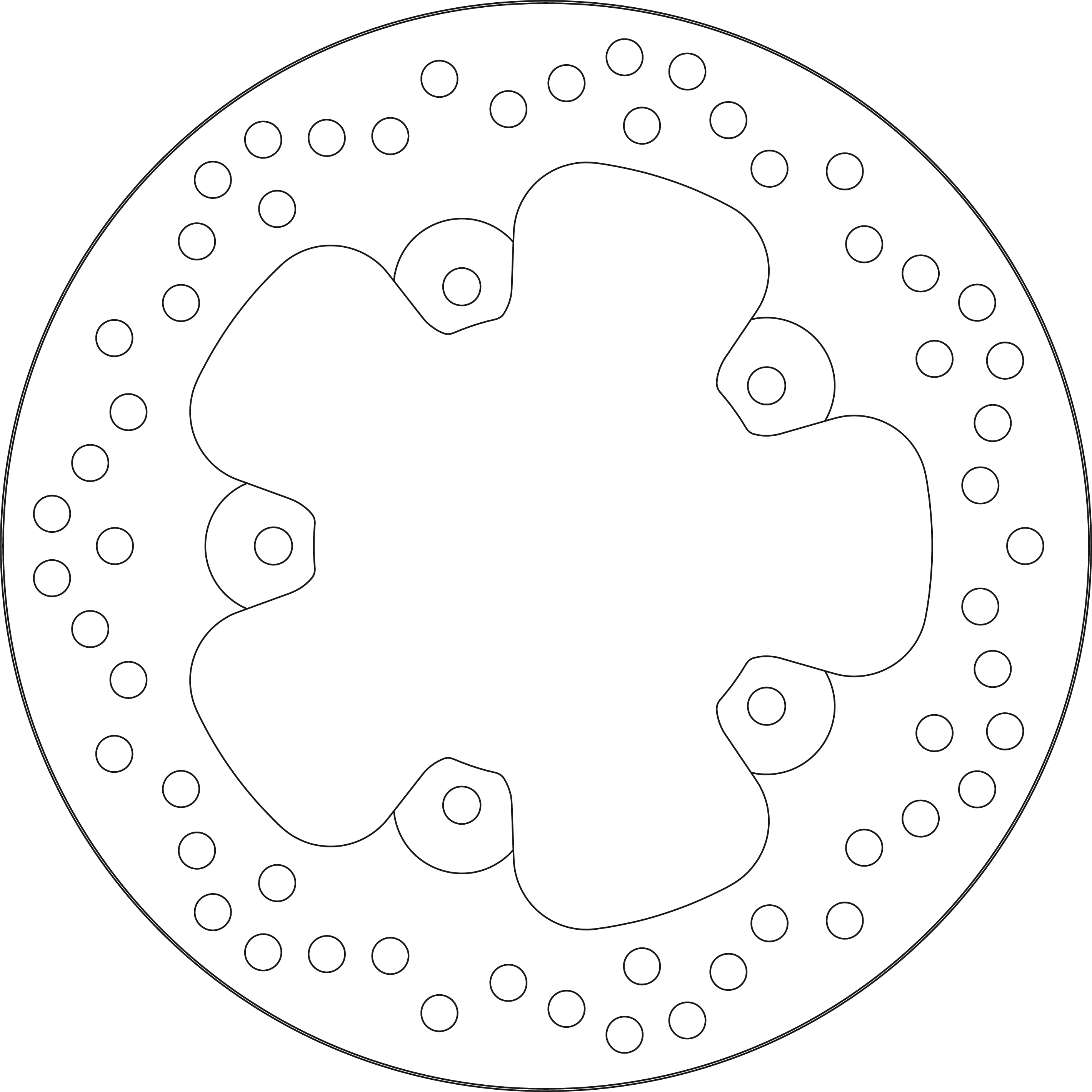 Disque de frein 5225