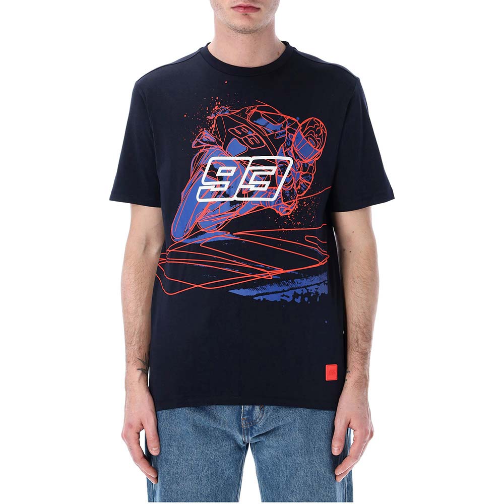 T-shirt 93 Shaded moto