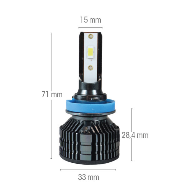 Ampoule LED H11 avec ballast intégré