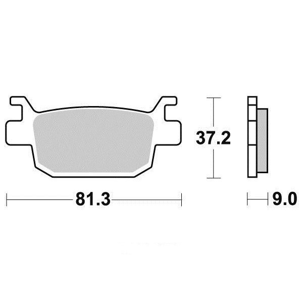 Plaquettes de frein S9011N