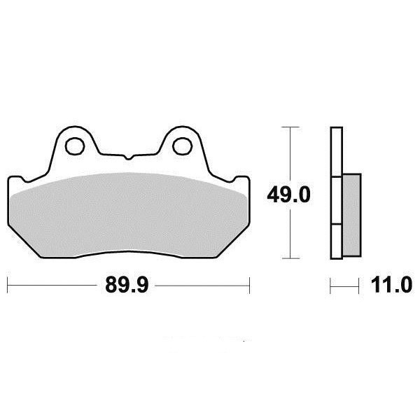 Plaquettes de frein S1044AN