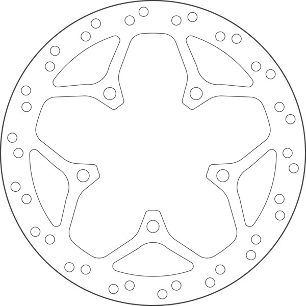 Disque de frein 5236