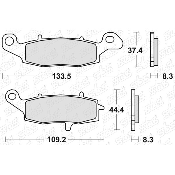 Plaquettes de frein 705 RS