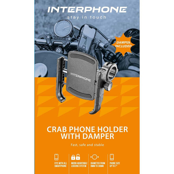Support Crab pour guidon avec module anti-vibration