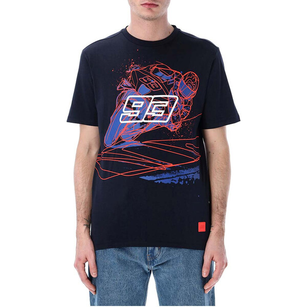 T-shirt 93 Shaded moto