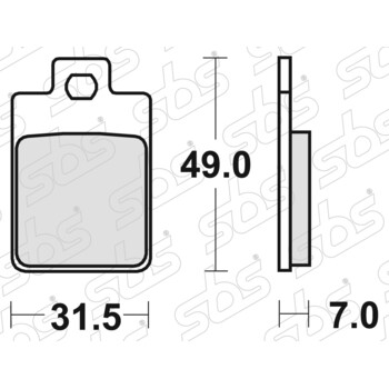 Plaquettes de frein 130 CT SBS