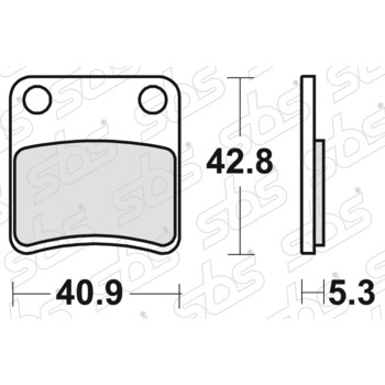 Plaquettes de frein 209 HF SBS