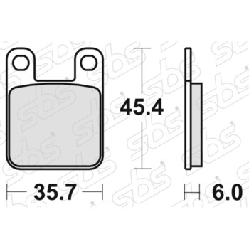Plaquettes de frein 559 H.CT SBS