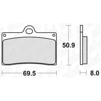 Plaquettes de frein 566 H.CT SBS