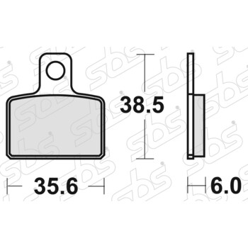 Plaquettes de frein 803 HF SBS
